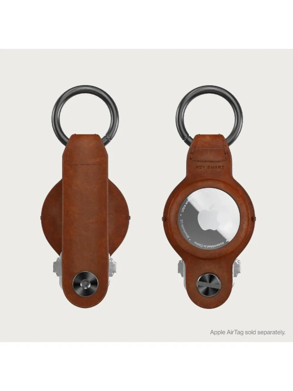 Premium Keychain Holder for Apple AirTag | 5-Key Organizer Keychain Accessory